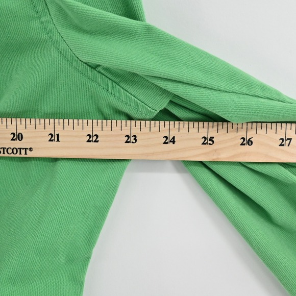 Vtg Chicos Womens Green Corduroy Jacket Size L Cotton Button Eclectic Bold Retro - Picture 3 of 14